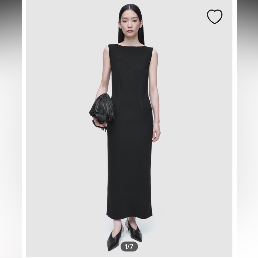 COS Black Maxi Dress